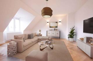 Wohnung kaufen in 80339 Ludwigsvorstadt-Isarvorstadt, Sonnige DG-Wohnung mit zwei Bädern und Südausrichtung in perfekter Lage - ALTBAU