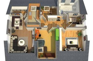 Wohnung kaufen in 86559 Adelzhausen, Ruhig gelegene 4 ZKB Dachgeschosswohnung mit Dachterrasse und Gartenanteil in Adelzhausen!