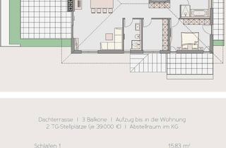Penthouse kaufen in Bahnhofstraße 18, 82327 Tutzing, Exklusive 4-Zimmer Penthouse-Wohnung mit Dachterrasse