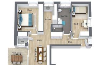 Wohnung kaufen in Neideckstraße, 74229 Oedheim, NEUBAU * 3-Zi WHG * 72,5QM WOHNOASE mit Balkon uvm.