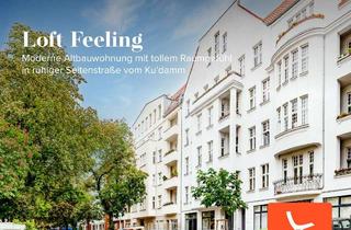 Loft kaufen in Straße 70, 10629 Charlottenburg, Loft Feeling - Moderne Altbauwohnung mit tollem Raumgefühl in ruhiger Seitenstraße vom Ku’damm