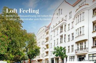 Loft kaufen in Straße 70, 10629 Charlottenburg, Loft Feeling - Moderne Altbauwohnung mit tollem Raumgefühl in ruhiger Seitenstraße vom Ku’damm