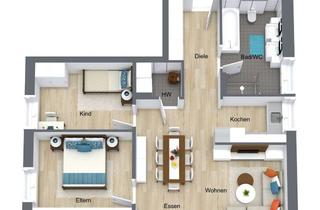 Wohnung kaufen in Neideckstraße, 74229 Oedheim, NEUBAU * 3-Zi WHG * 73QM WOHNOASE mit Terrasse uvm.
