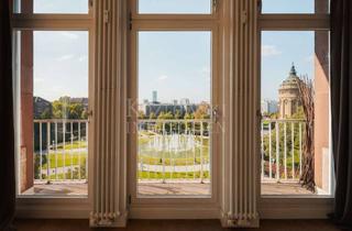 Penthouse kaufen in 68165 Schwetzingerstadt, Penthouseflair am Friedrichsplatz - Exklusives Arkadendomizil mit Wasserturm- & Skylineblick!