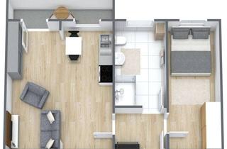 Wohnung mieten in Am Kastanienwäldchen, 38855 Wernigerode, Senioren aufgepasst! kleine 2-Raum-Wohnung - barrierearm