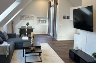 Wohnung mieten in 85221 Dachau, Moderne, vollmöblierte 2-Zimmer Dachgeschosswohnung mit Blick auf das Dachauer Schloss