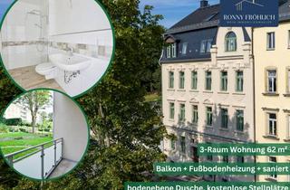 Wohnung mieten in 09456 Annaberg-Buchholz, WOW! Exklusive 3-Raum Wohnung in Annaberg-Buchholz mit Fußbodenheizung, Balkon, bodengleiche Dusche