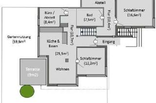 Wohnung mieten in 72555 Metzingen, 4,5 Zimmer Wohnung mit Terrasse und Garten