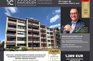 Wohnung mieten in Am Hüttenhof, 50170 Kerpen, MODERNISIERTE 3-ZIMMER-WOHNUNG IM 1. OG MIT SONNENBALKON & GARTEN IN RUHIGER LAGE VON KERPEN-SINDORF