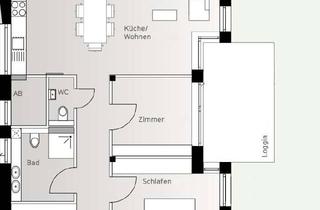 Wohnung mieten in Ammerweg 24, 89188 Merklingen, Helle 3-Zimmer-Wohnung mit Balkon im 1. OG in Merklingen