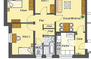 Wohnung mieten in Rosengarten, 59755 Arnsberg, Platz für die ganze Familie! Geräumige 4-Zimmer-Wohnung mit Balkon in ruhiger Lage