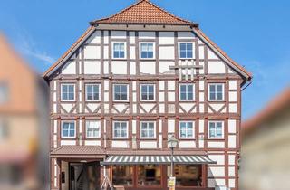 Haus kaufen in 31848 Bad Münder, Historisches Fachwerkhaus mit Entwicklungspotenzial in zentraler Altstadtlage