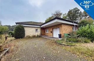 Haus kaufen in 46419 Isselburg, Freistehender Bungalow im Grünen – Wohnen auf über 3.000 m² parkähnlichem Grundstück