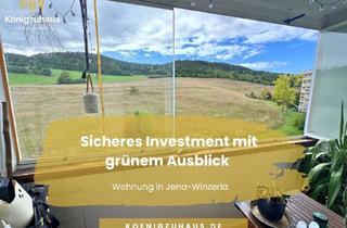 Anlageobjekt in 07745 Winzerla, Sicher investieren in ruhiger Lage – 3-Zimmer-Wohnung mit Grünblick in Jena