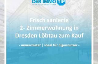 Anlageobjekt in 01159 Löbtau-Nord, Dresden Löbtau | Frisch renoviert & unvermietete | 2 Zimmerwohnung zum Kauf