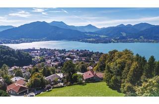 Grundstück zu kaufen in 83684 Tegernsee, Traumgrundstück mit Seeblick und stehender Baugenehmigung-Wohnen, wo andere Urlaub machen