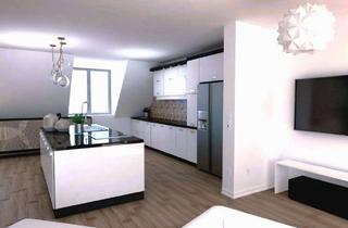 Wohnung kaufen in 40479 Pempelfort, Moderne Dachgeschoss-Wohnung, Maisonette, 3 Zimmer, Dachterrasse, 2 Bäder, Einbauküche & Fahrstuhl