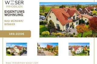 Wohnung kaufen in 31848 Bad Münder, Großzügige Erdgeschosswohnung mit traumhaftem Garten zur Alleinnutzung in Böbber (Bad Münder)