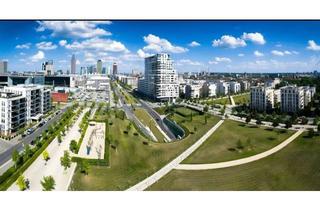 Wohnung mieten in Europa-Allee, 60327 Gallus, Luxus 3-Zimmer-teilmöblierte Wohnung mit EBK und großem Balkon in Frankfurt Europaviertel