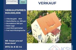 Villa kaufen in 04416 Markkleeberg, Stilvolle Villa mit Charme und Platz für zwei Familien in guter Lage von Markkleeberg