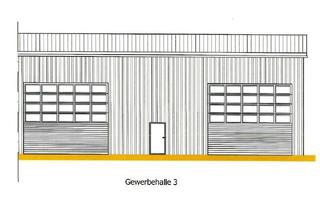 Gewerbeimmobilie kaufen in 87784 Westerheim, NEUBAU-Gewerbehalle für Lager / Logistik / Produktion – Top Anbindung zur A96!