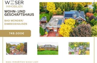 Praxen kaufen in 31848 Bad Münder, Wohn- & Geschäftshaus mit Praxis, Schwimmbad und PV-Anlage in Bad Münder/ Eimbeckhausen