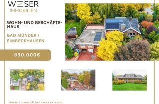 Praxen kaufen in 31848 Bad Münder, Provisionsfrei! Wohn- & Geschäftshaus mit Praxis, Schwimmbad und PV-Anlage in Bad Münder