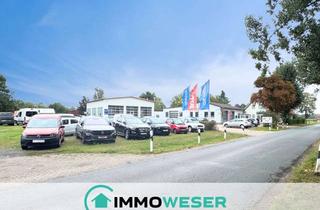Lager mieten in 27321 Thedinghausen, Etablierte KFZ-Werkstatt mit 3 Werkstatthallen und großzügigen Außenflächen zur Miete