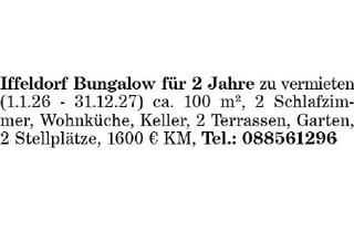 Haus mieten in 82393 Iffeldorf, Iffeldorf Bungalow