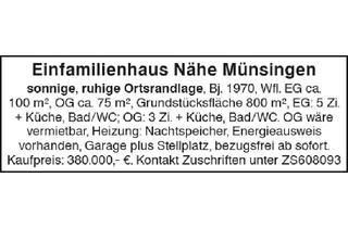 Einfamilienhaus kaufen in 72525 Münsingen, Einfamilienhaus Nähe Münsingen