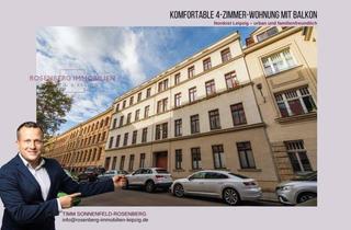 Wohnung kaufen in Kreuzstraße 9 WE02, 04103 Leipzig, Charmante 4-Raumwohnung mit Balkon in Leipzig / Zentrum - Ost