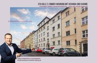 Wohnung kaufen in Clara-Wieck-Straße 23 WE14, 04347 Leipzig, Attraktive 3-Zimmer-Wohnung mit Veranda im beliebten Leipzig-Nordost