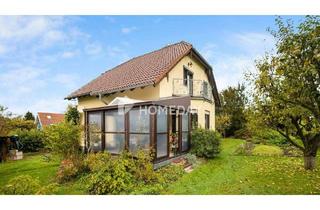 Haus kaufen in 01454 Wachau, Wachau OT Seifersdorf - Gepflegtes EFH mit Garten, Pool, Kamin, Garage, Balkon & Vollkeller in Seifersdorf