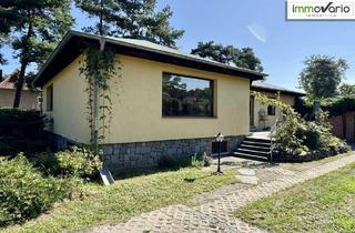 Einfamilienhaus kaufen in Am Kanal 7, 39291 Hohenwarthe, Hohenwarthe - Traumhaftes Grundstück mit Bungalow für Naturliebhaber!