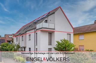 Wohnung kaufen in 67454 Haßloch, Neuwertige Dachetage (BJ 2016) mit viel Licht, 2 Balkonen & Stellplatz!