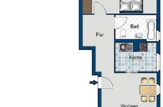 Wohnung mieten in Großenhainer Str. 78, 01127 Pieschen-Nord/Trachenberge, 2 Raum Wohnung mit Dachterrasse und Wintergarten