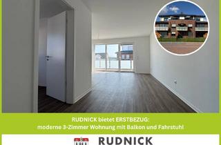 Wohnung mieten in 31559 Hohnhorst, RUDNICK bietet ERSTBEZUG: moderne 3-Zimmer Wohnung mit Balkon und Fahrstuhl