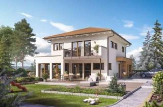 Haus kaufen in 99510 Apolda, Modernes Walmdachhaus mit zwei Übereck-Erkern, Freisitz und Balkon