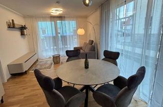 Wohnung mieten in 72555 Metzingen, Neubau Stadtwohnung - Möbliert, 2-Zimmer mit Tiefgarage&Terasse&Gartenanteil