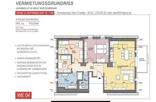 Wohnung mieten in 09337 Hohenstein-Ernstthal, Erstbezug–Exklusive 4-Zimmer-DG-Wohnung 114 m2 – Balkon 10 m2, Kamin, Gartennutzung, Ladesäule mögl.