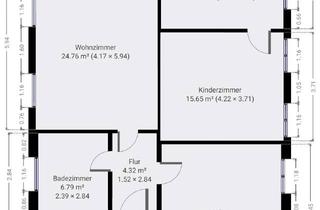 Wohnung mieten in Südwall 60, 47798 Stadtmitte, Sofort Bezugsbereit! Gepflegte 3-Zimmer Wohnung im Altbau mit Einbauküche in Krefeld-Stadtmitte