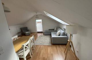 Wohnung mieten in 71522 Backnang, Lichtdurchflutetes DG zum Wohnen u. Arbeiten für Single/Paar ohne Kind