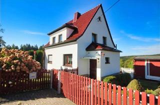 Haus kaufen in 08209 Auerbach, Ihre Wohlfühloase im Grünen – Alleinlage, Wintergarten und traumhafter Aussicht!