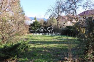 Immobilie kaufen in 83646 Bad Tölz, Von Privat: Baugrund (leer) in TOP-Lage in Tölz: mit Fernblick, ruhig, für DH, Stadtnah