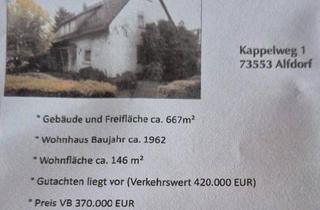 Haus kaufen in 73553 Alfdorf, Alfdorf - 1 oder 2 Familienhaus zu verkaufen !!!