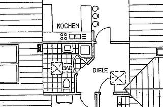 Wohnung mieten in Almering, 33104 Paderborn, 2 Zimmer DG Wohnung in Paderborn mit EBK, Balkon und Stellplatz