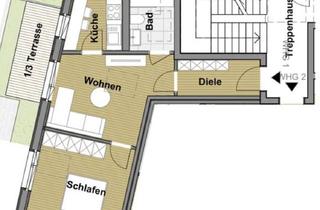Wohnung mieten in 84405 Dorfen, Erstbezug Neubau in Top-Lage Dorfens! Hochwertige 2-Zimmer Wohnung mit Küche und Terrasse