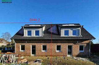 Doppelhaushälfte kaufen in 25885 Oster-Ohrstedt, Komplettpreis: KfW-40, DHH, Luftwärmepumpe, Photovoltaik