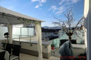 Wohnung kaufen in Am Feilnbacher Bahnhof 12, 83043 Bad Aibling, 3-Zimmer-Dachterrassenwohnung (108m²) mit Bergblick und Küche im Zentrum von Bad Aibling