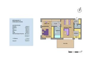 Wohnung kaufen in Mittelfeldstraße 17+19, 75397 Simmozheim, Helle kompakte Wohnung - ideal für Paare oder Singles